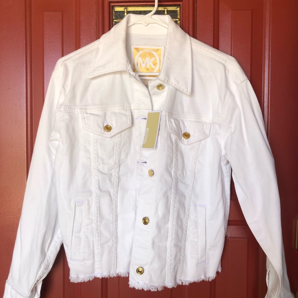 Michael Kors Jean Jacket. Brand new with tags. Smoke free home